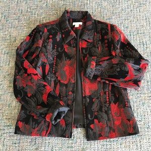 Christopher & Banks Tapestry Blazer